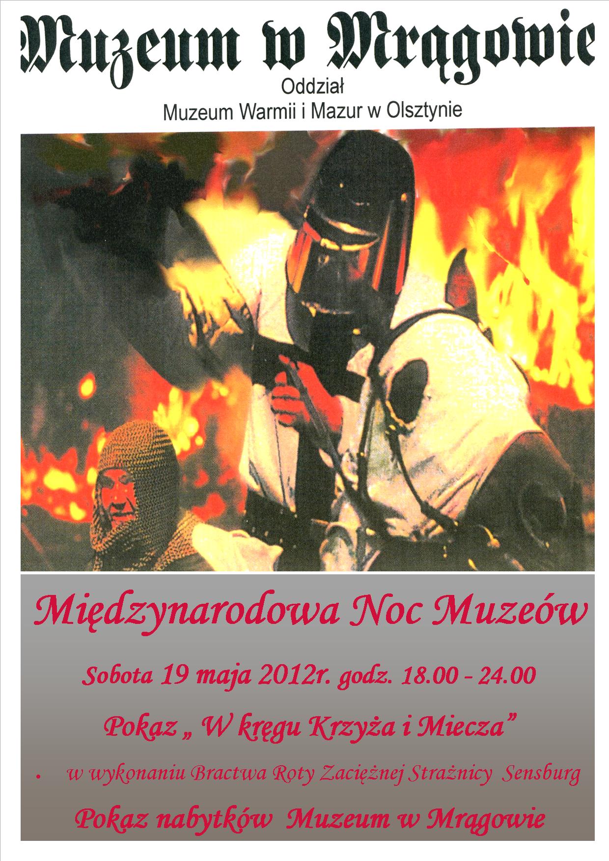 Obraz artykułu - Mrągowskie Muzeum zaprasza na Międzynarodową Noc Muzeów